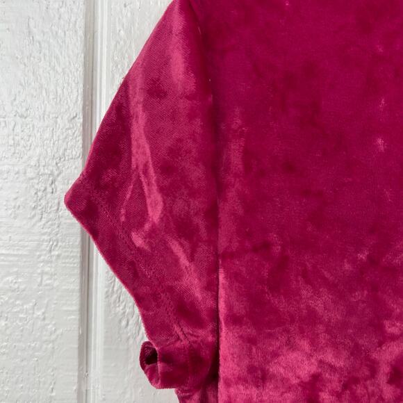 A New Day Target Women Short Sleeve Top Blouse Fairy Holiday Pink Size Medium - Picture 3 of 7